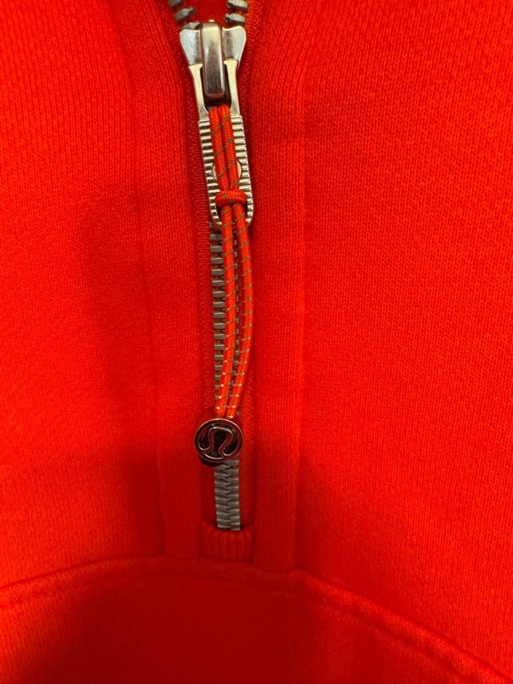 Lululemon Scuba Oversized Funnel Neck Half-Zip NWT Size M/L Solar Orange - Picture 9 of 14